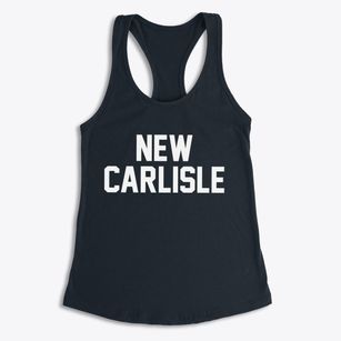 New Carlisle Ohio Classic Block Women's Racerback Tank