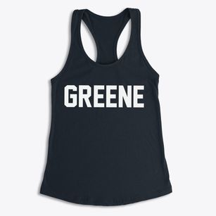 Greene New York Classic Block Women's Racerback Tank