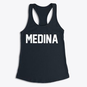 Medina Texas Classic Block Women's Racerback Tank