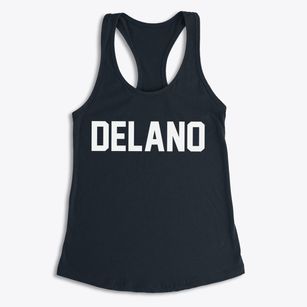 Delano California Classic Block Women's Racerback Tank