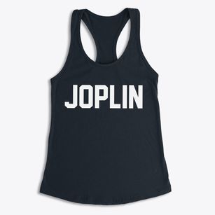 Joplin Missouri Classic Block Women's Racerback Tank