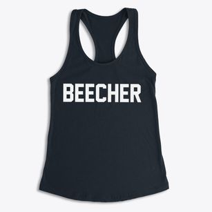 Beecher Illinois Classic Block Women's Racerback Tank