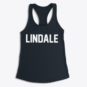 Lindale Georgia Classic Block Women's Racerback Tank