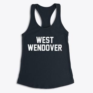 West Wendover Nevada Classic Block Women's Racerback Tank