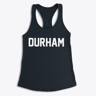 Durham Maine Classic Block Women's Racerback Tank