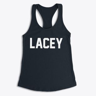 Lacey Washington Classic Block Women's Racerback Tank