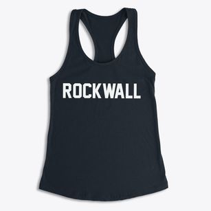 Rockwall Texas Classic Block Women's Racerback Tank