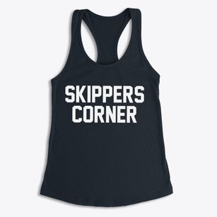 Skippers Corner North Carolina Classic Block Women's Racerback Tank