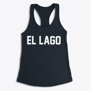 El Lago Texas Classic Block Women's Racerback Tank