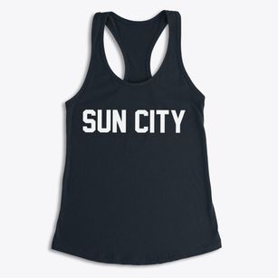 Sun City Arizona Classic Block Women's Racerback Tank