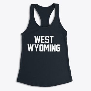 West Wyoming Pennsylvania Classic Block Women's Racerback Tank