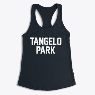 Tangelo Park Florida Classic Block Women's Racerback Tank