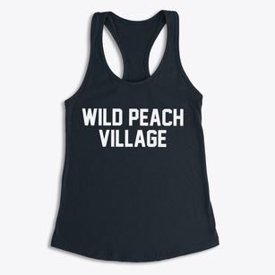 Wild Peach Village Texas Classic Block Women's Racerback Tank
