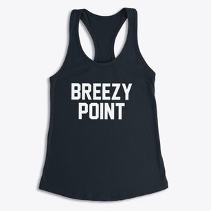 Breezy Point Minnesota Classic Block Women's Racerback Tank