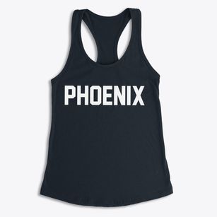 Phoenix New York Classic Block Women's Racerback Tank