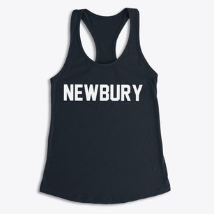 Newbury New Hampshire Classic Block Women's Racerback Tank