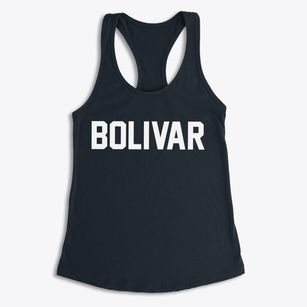 Bolivar New York Classic Block Women's Racerback Tank