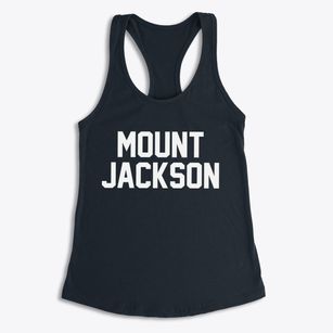 Mount Jackson Virginia Classic Block Women's Racerback Tank