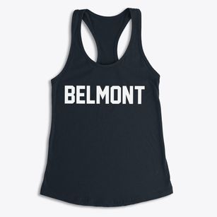 Belmont Mississippi Classic Block Women's Racerback Tank