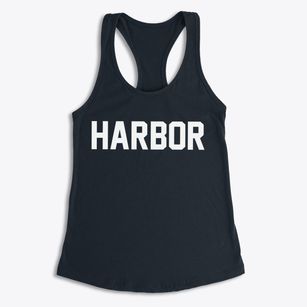 Harbor Oregon Classic Block Women's Racerback Tank