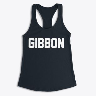 Gibbon Nebraska Classic Block Women's Racerback Tank