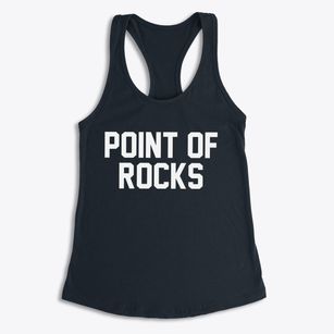 Point Of Rocks Maryland Classic Block Women's Racerback Tank