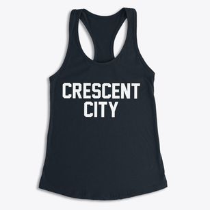 Crescent City Florida Classic Block Women's Racerback Tank