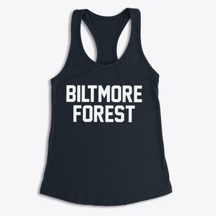 Biltmore Forest North Carolina Classic Block Women's Racerback Tank