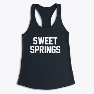 Sweet Springs Missouri Classic Block Women's Racerback Tank