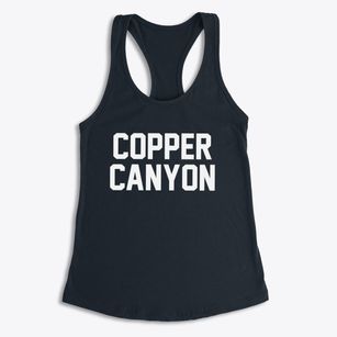 Copper Canyon Texas Classic Block Women's Racerback Tank