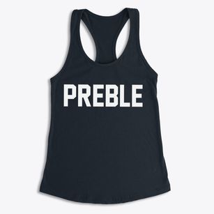 Preble New York Classic Block Women's Racerback Tank