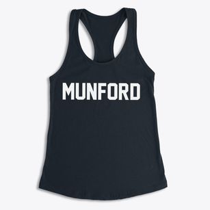 Munford Alabama Classic Block Women's Racerback Tank