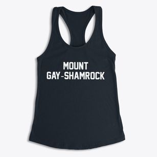 Mount Gay-shamrock West Virginia Classic Block Women's Racerback Tank