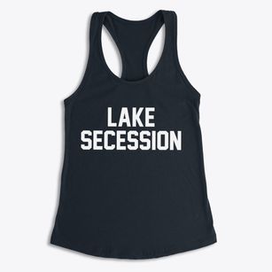 Lake Secession South Carolina Classic Block Women's Racerback Tank