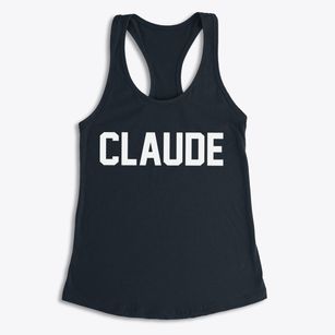 Claude Texas Classic Block Women's Racerback Tank