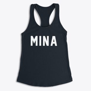 Mina New York Classic Block Women's Racerback Tank