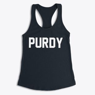 Purdy Washington Classic Block Women's Racerback Tank