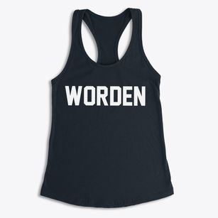 Worden Illinois Classic Block Women's Racerback Tank