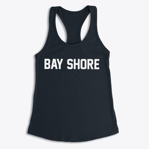Bay Shore Michigan Classic Block Women's Racerback Tank