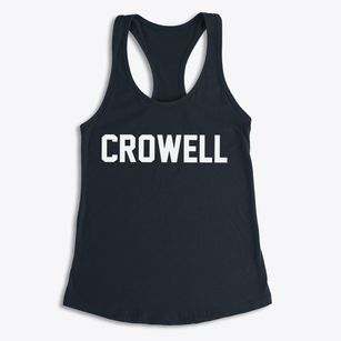 Crowell Texas Classic Block Women's Racerback Tank