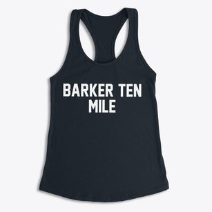 Barker Ten Mile North Carolina Classic Block Women's Racerback Tank