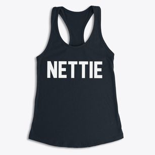 Nettie West Virginia Classic Block Women's Racerback Tank