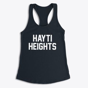 Hayti Heights Missouri Classic Block Women's Racerback Tank