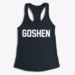 Goshen Ohio Classic Block Women's Racerback Tank