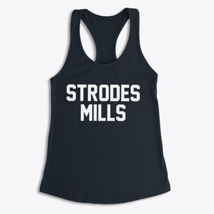 Strodes Mills Pennsylvania Classic Block Women's Racerback Tank