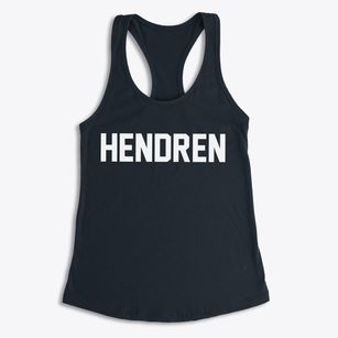 Hendren Wisconsin Classic Block Women's Racerback Tank