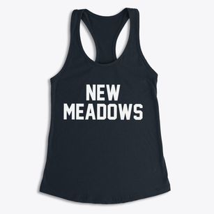 New Meadows Idaho Classic Block Women's Racerback Tank