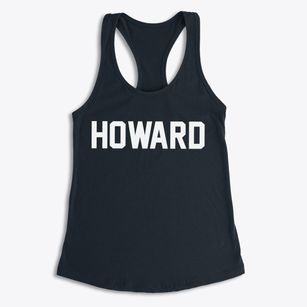 Howard Wisconsin Classic Block Women's Racerback Tank