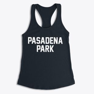 Pasadena Park Missouri Classic Block Women's Racerback Tank