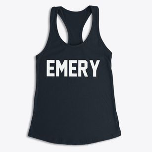 Emery South Dakota Classic Block Women's Racerback Tank